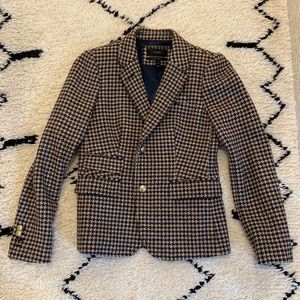 J Crew tweed schoolboy blazer. Lightly worn